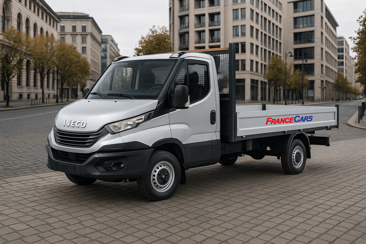 Camion benne France Cars en ville