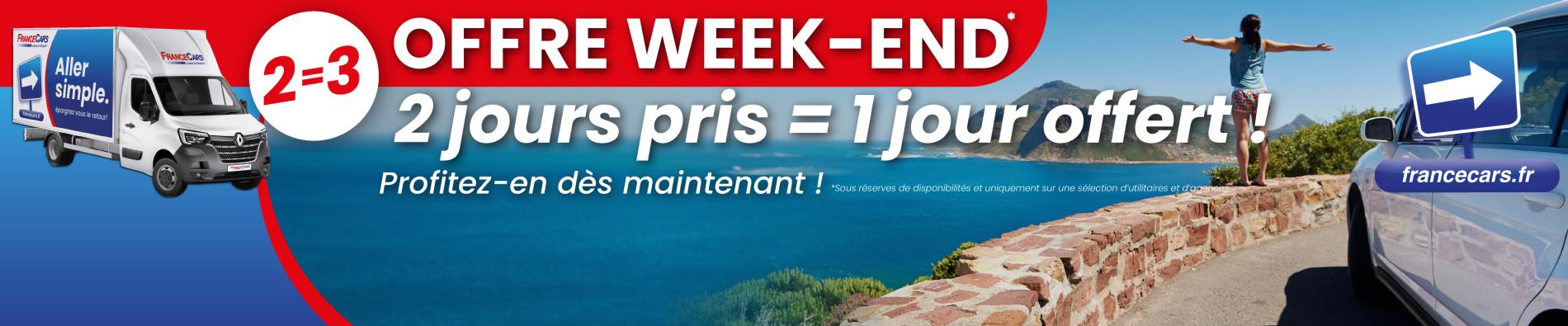 Offre WE 2=3